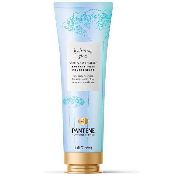 Pantene Hydrating Glow with Baobab Essence Sulfate-free Conditioner - 8 fl oz | Target