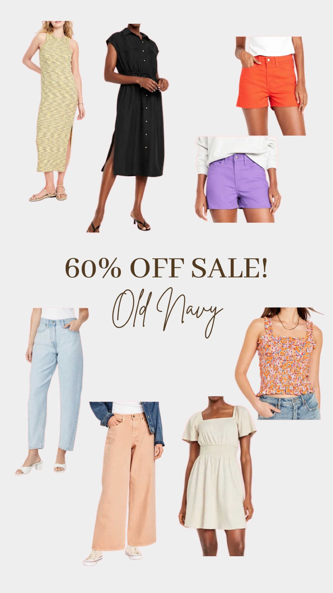 60% off Spring Steals TODAY ONLY at Old Navy! Easter dresses, spring outfits, swimsuits, and more. 

#LTKSeasonal #LTKfindsunder50 #LTKsalealert