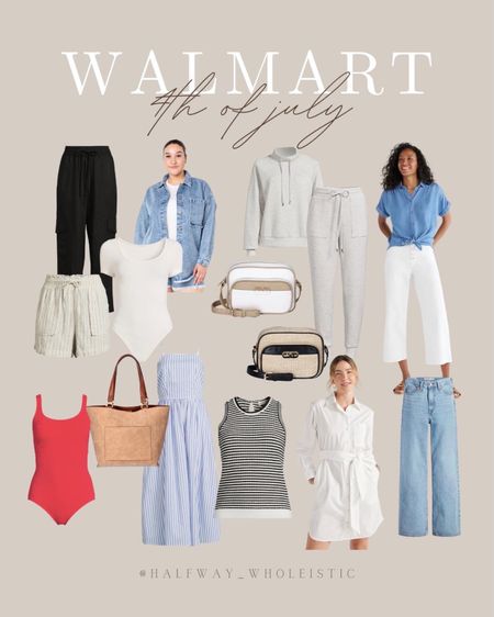 #ad Walmart has so many cute and affordable outfits for the Fourth of July! Most of these items ship quickly, so you will get them in time to celebrate in style. #walmartpartner #walmartfashion @walmartfashion