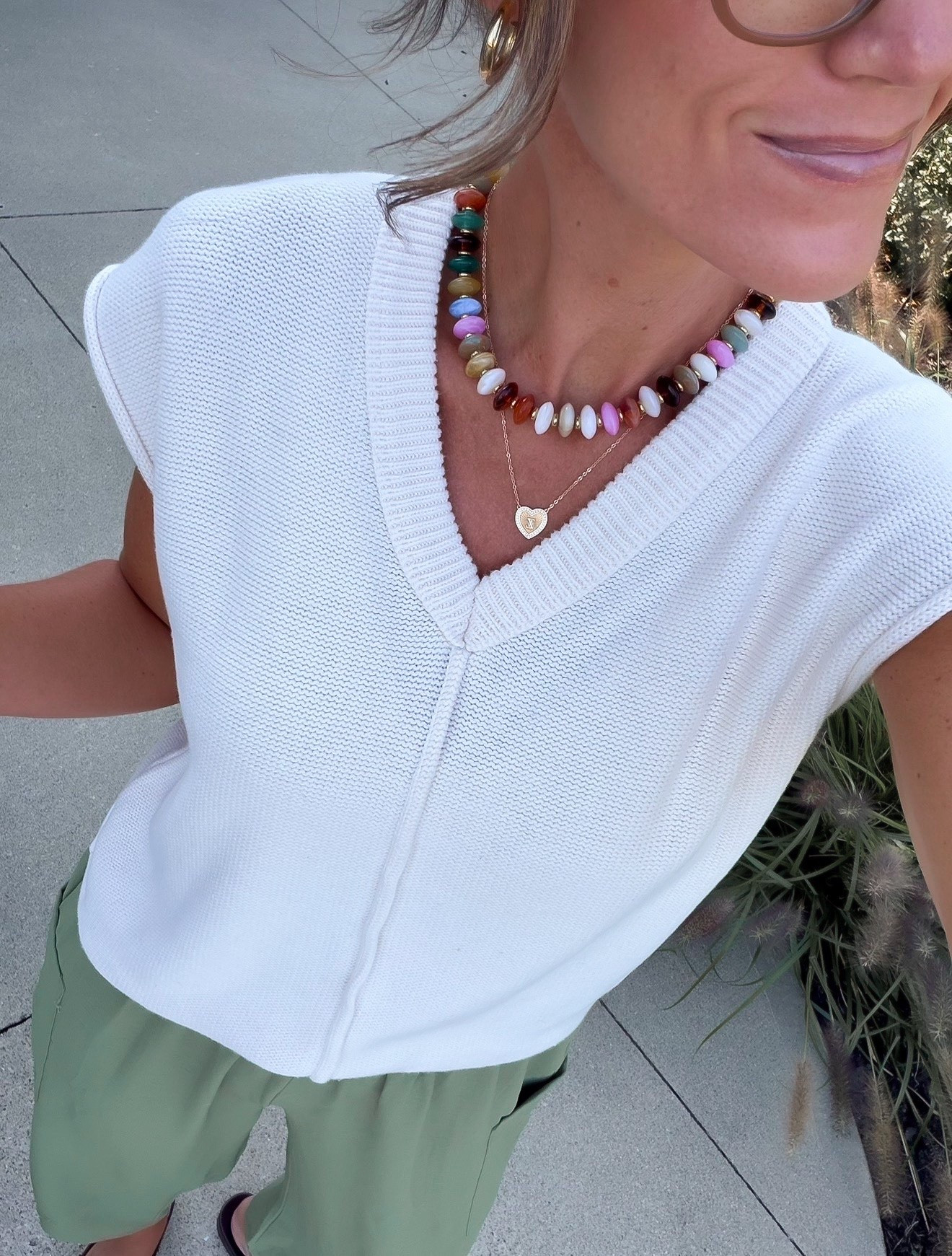 Ditch the basic white tee for this Amazon short sleeve sweater. An easy way to elevate a simple outfit. 
Top/ small 
Pants/ medium

#LTKOver40 #LTKSeasonal #LTKootd