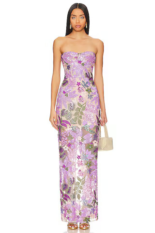 Bronx and Banco Dahlia Gown in Lilac Multi from Revolve.com | Revolve Clothing (Global)
