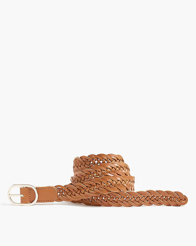 Skinny reversible braided belt | J.Crew Factory