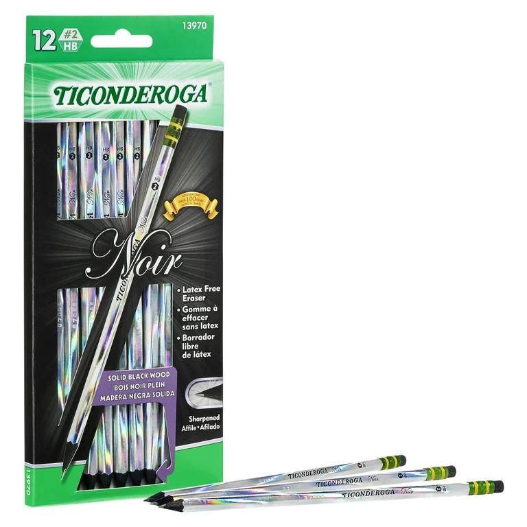 Ticonderoga Noir 12ct | Walmart (US)