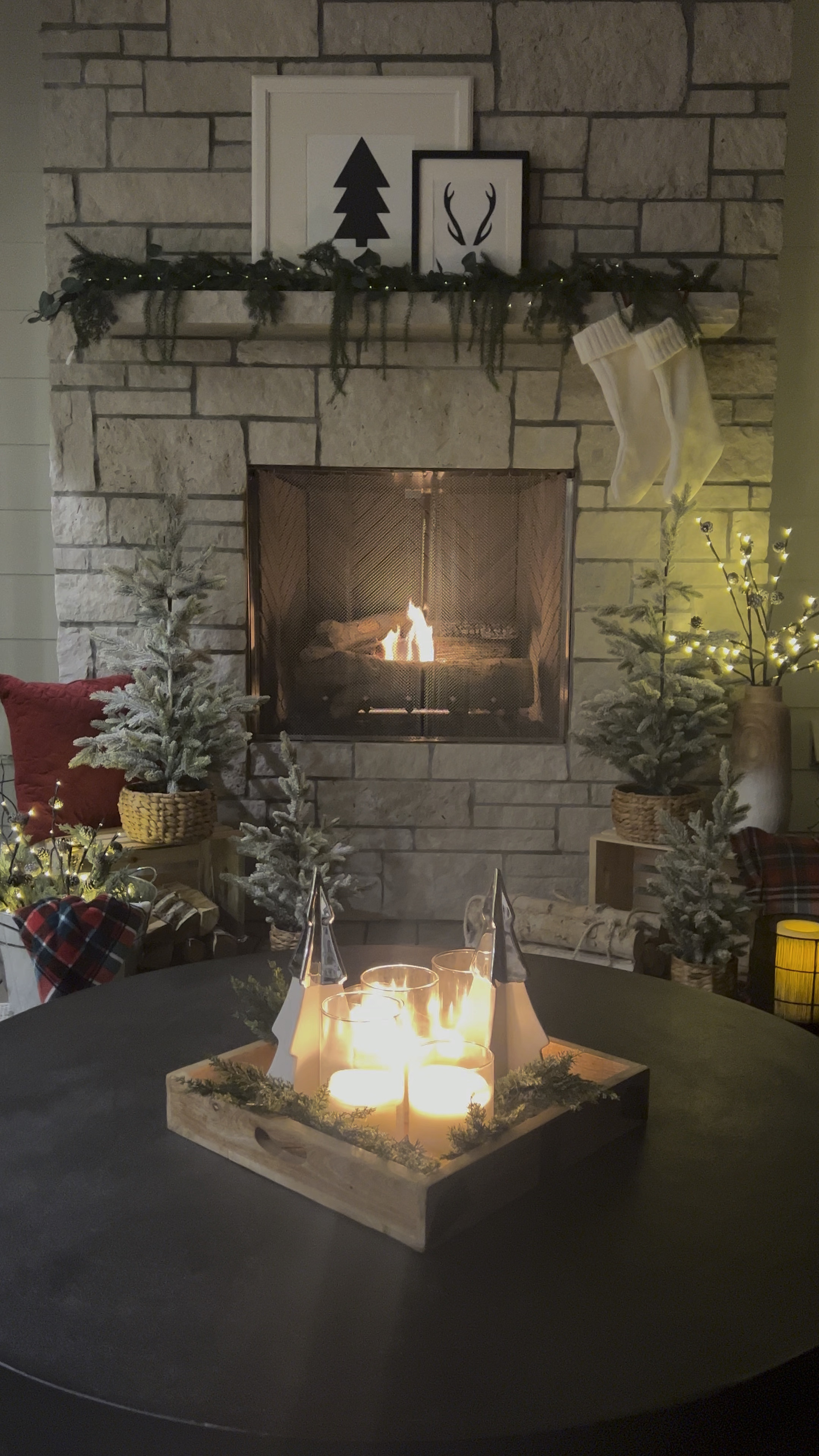 Holiday patio is ready for hot cocoa!
🎄🎅🏼☕️

#LTKHoliday #LTKhome #LTKSeasonal