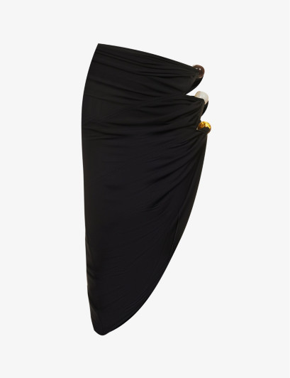 La Jupe Pero bead-embellished stretch-woven midi skirt | Selfridges