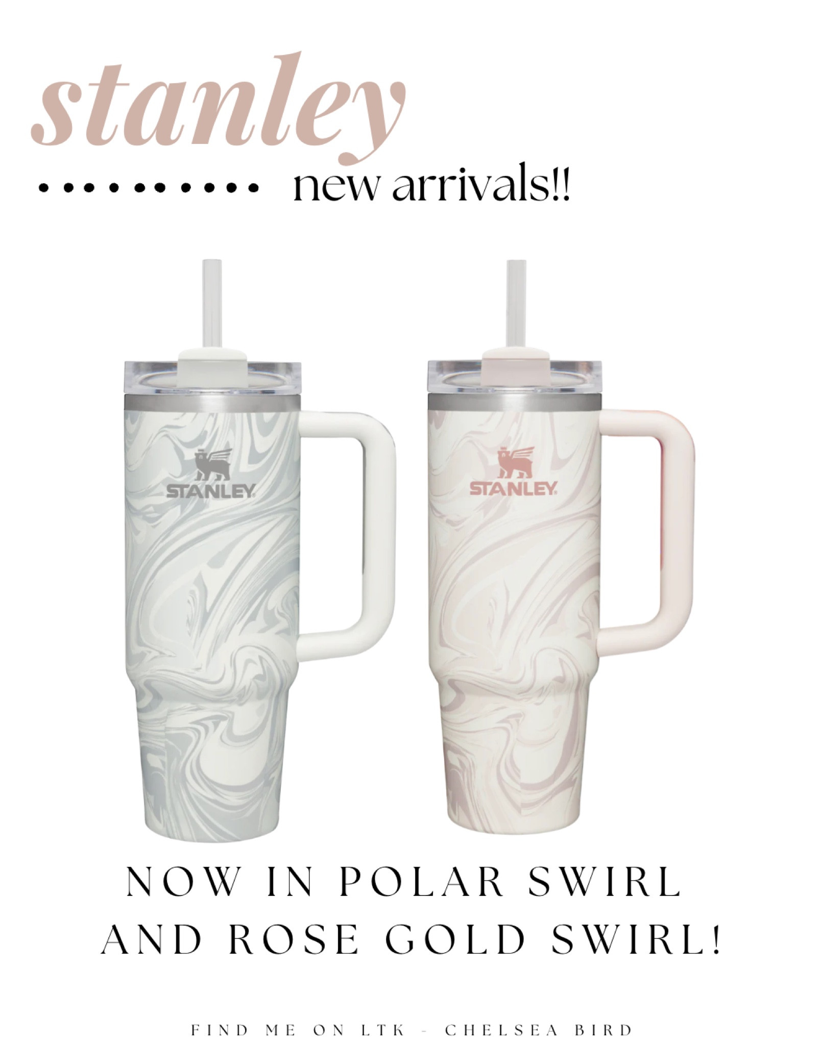 New Stanley colors launching today!! So excited for the swirls!!

#stanleynewcolors #stanleytumbler 

#LTKstyletip #LTKsalealert #LTKFind