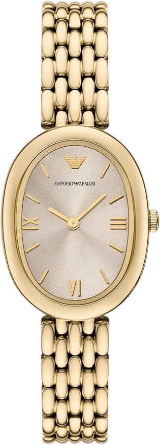 Emporio Armani Women's Two-Hand Gold-Tone Stainless Steel Watch (Model: AR11707) | Amazon (CA)