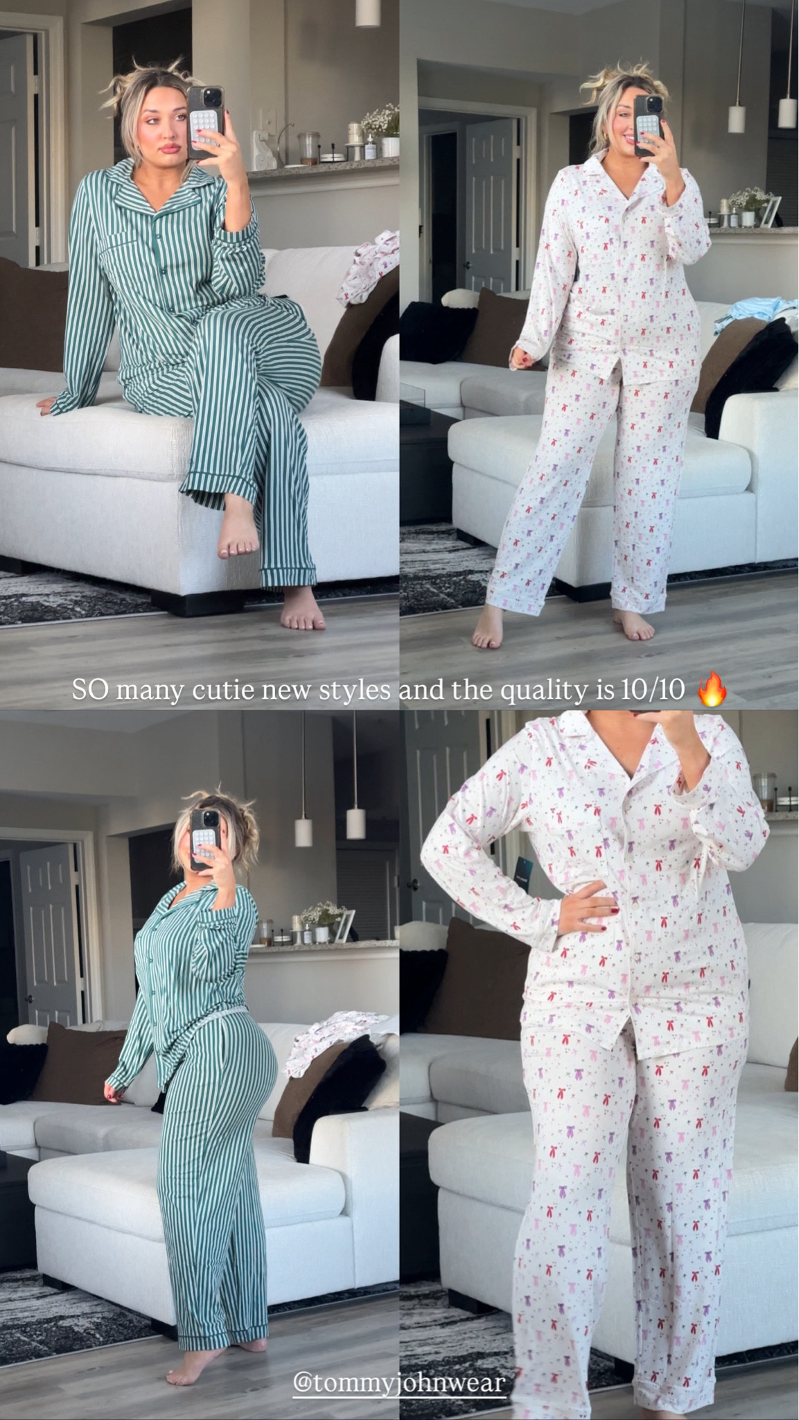 Tommy John holiday Pjs. Soooo soft and comfy! Wearing a medium in top and medium regular in bottoms. 

#LTKSaleAlert #LTKStyleTip #LTKCyberWeek
