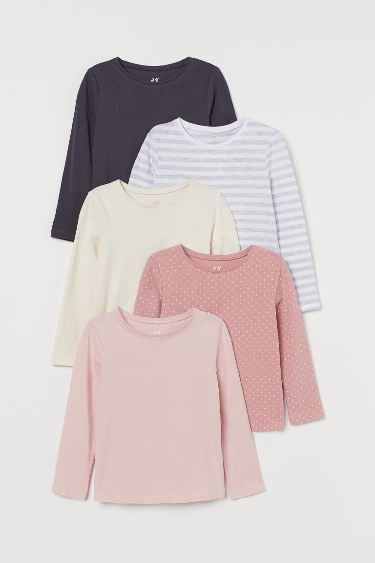 5-pack Jersey Tops | H&M (US + CA)