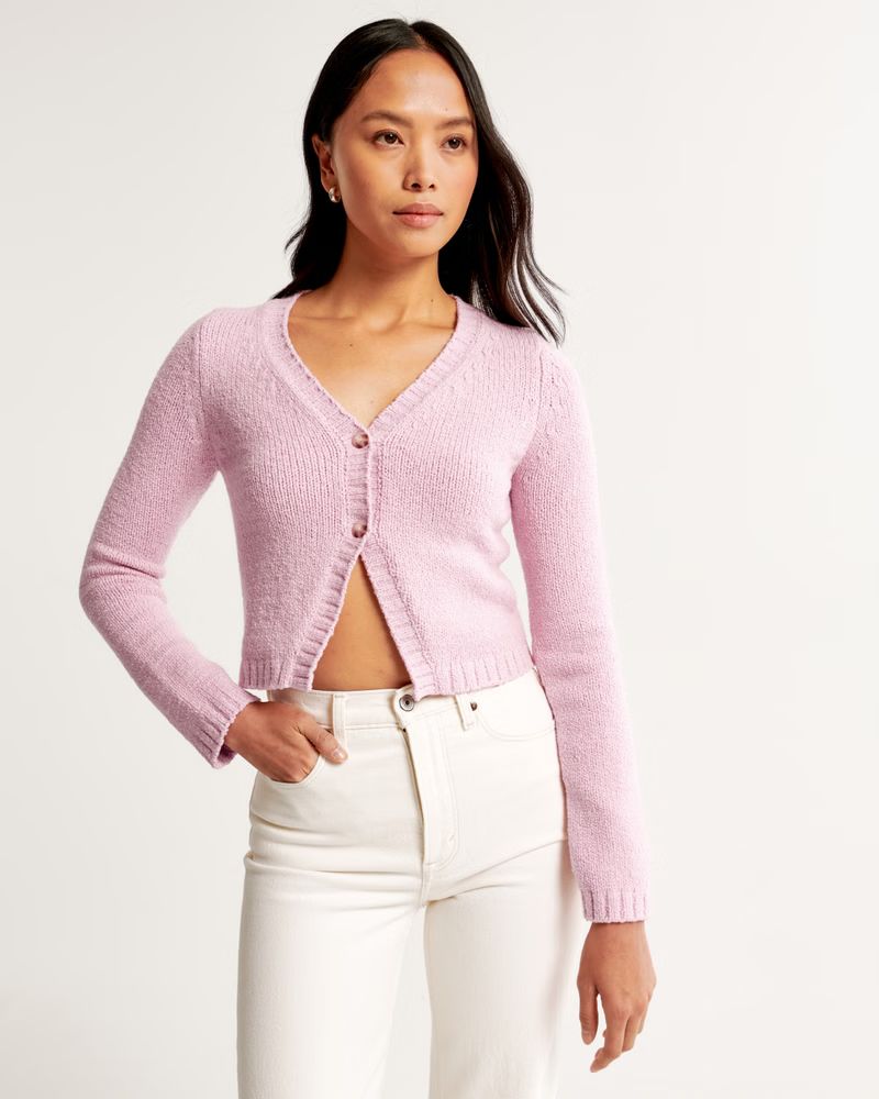 Textural Cardigan | Abercrombie & Fitch (US)