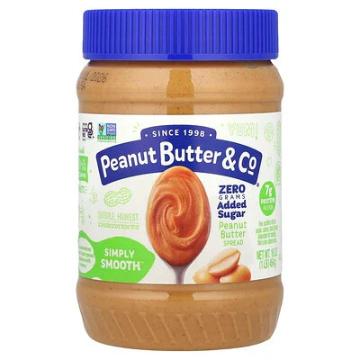Peanut Butter & Co., Peanut Butter Spread, Simply Smooth™, 16 oz (454 g) | iHerb
