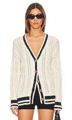 Sanctuary Sport Stripe Cardi in Eco Natural from Revolve.com | Revolve Clothing (Global)