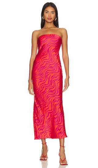 Eiden Midi Dress in Wavy Tiger Multi | Revolve Clothing (Global)
