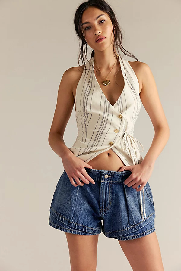 CRVY Low Ryder Shorts | Free People (UK)
