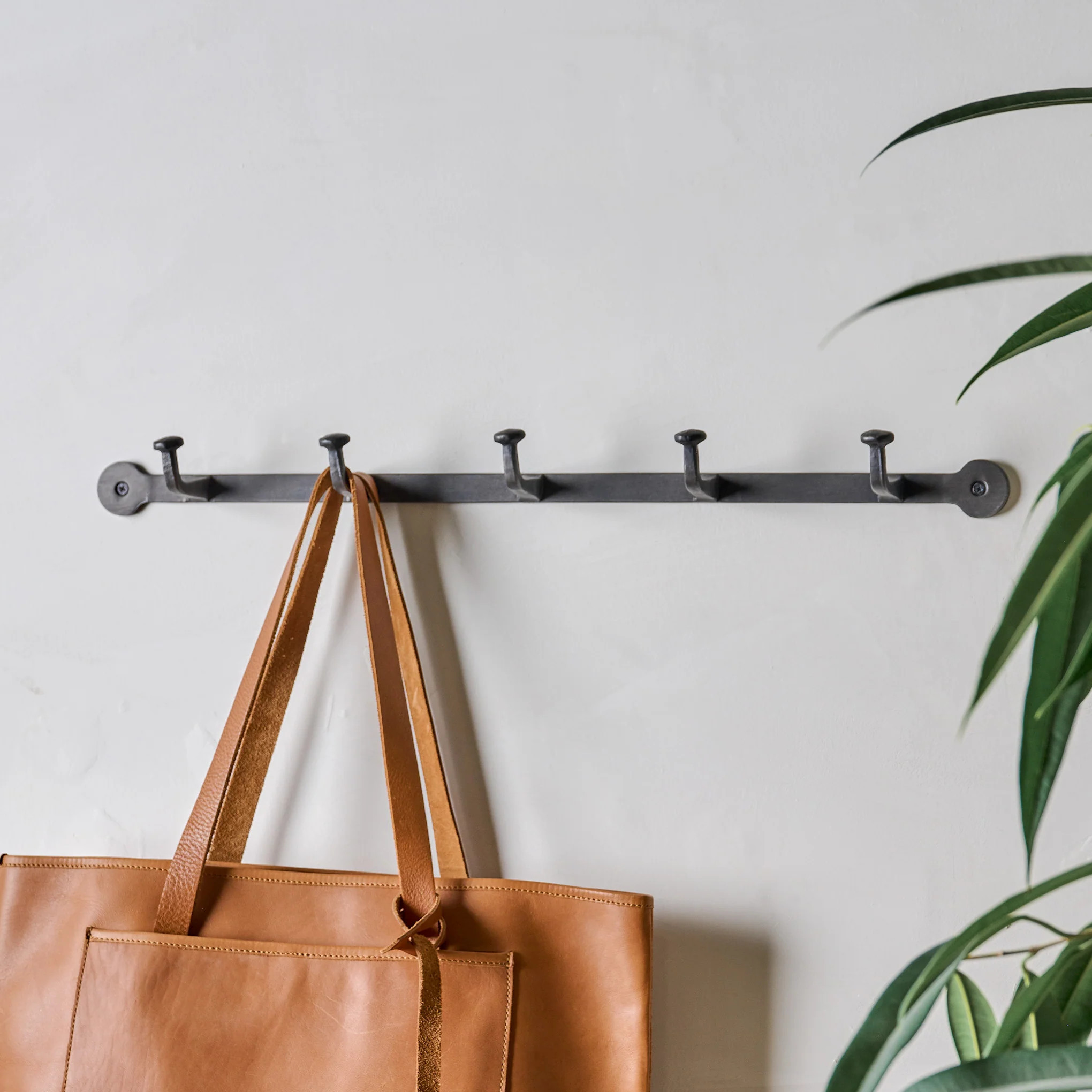 Hammered Aged Iron Wall Hooks | Magnolia