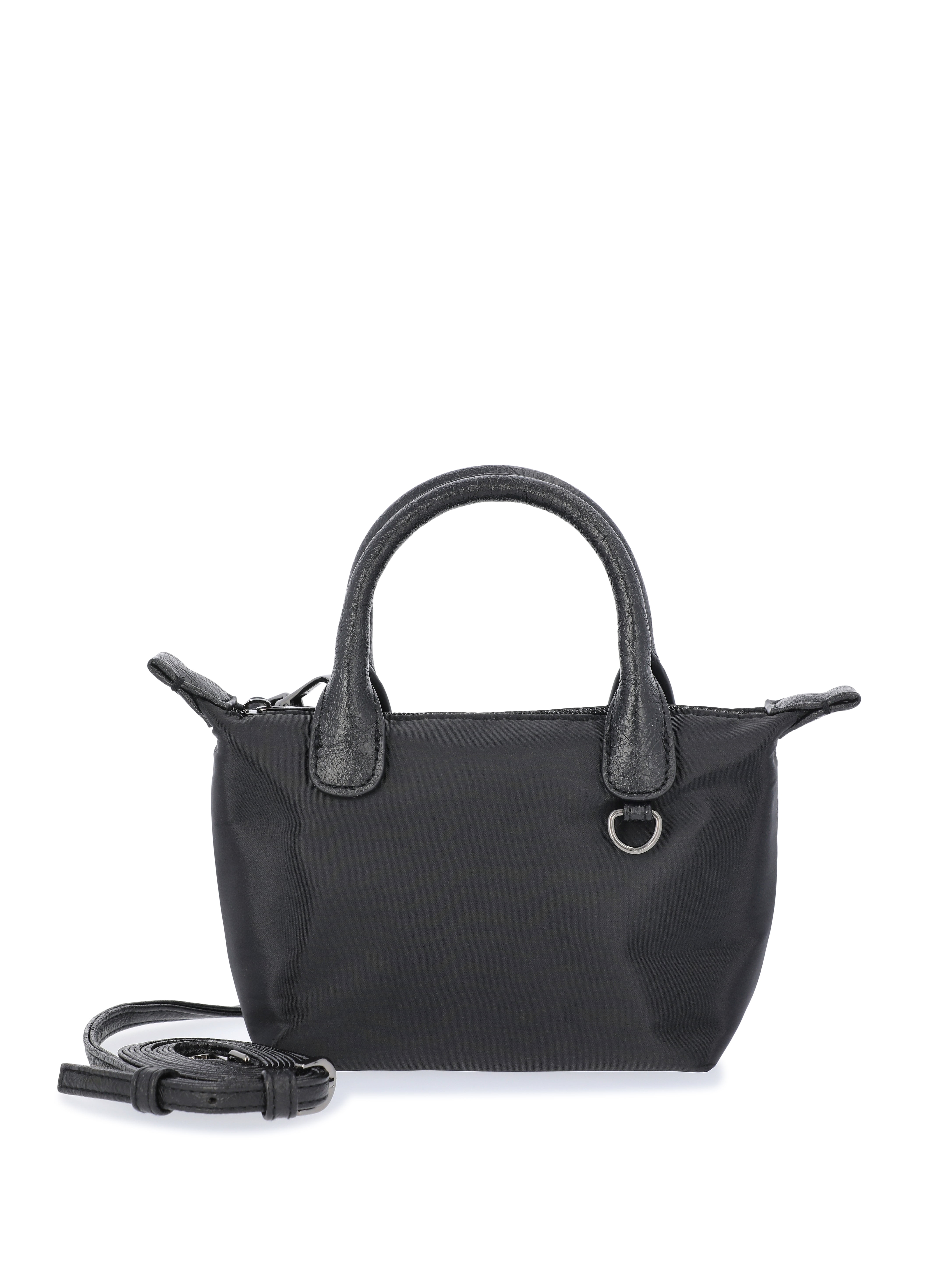 No Boundaries Women's Mini Tote Crossbody Bag, Black | Walmart (US)