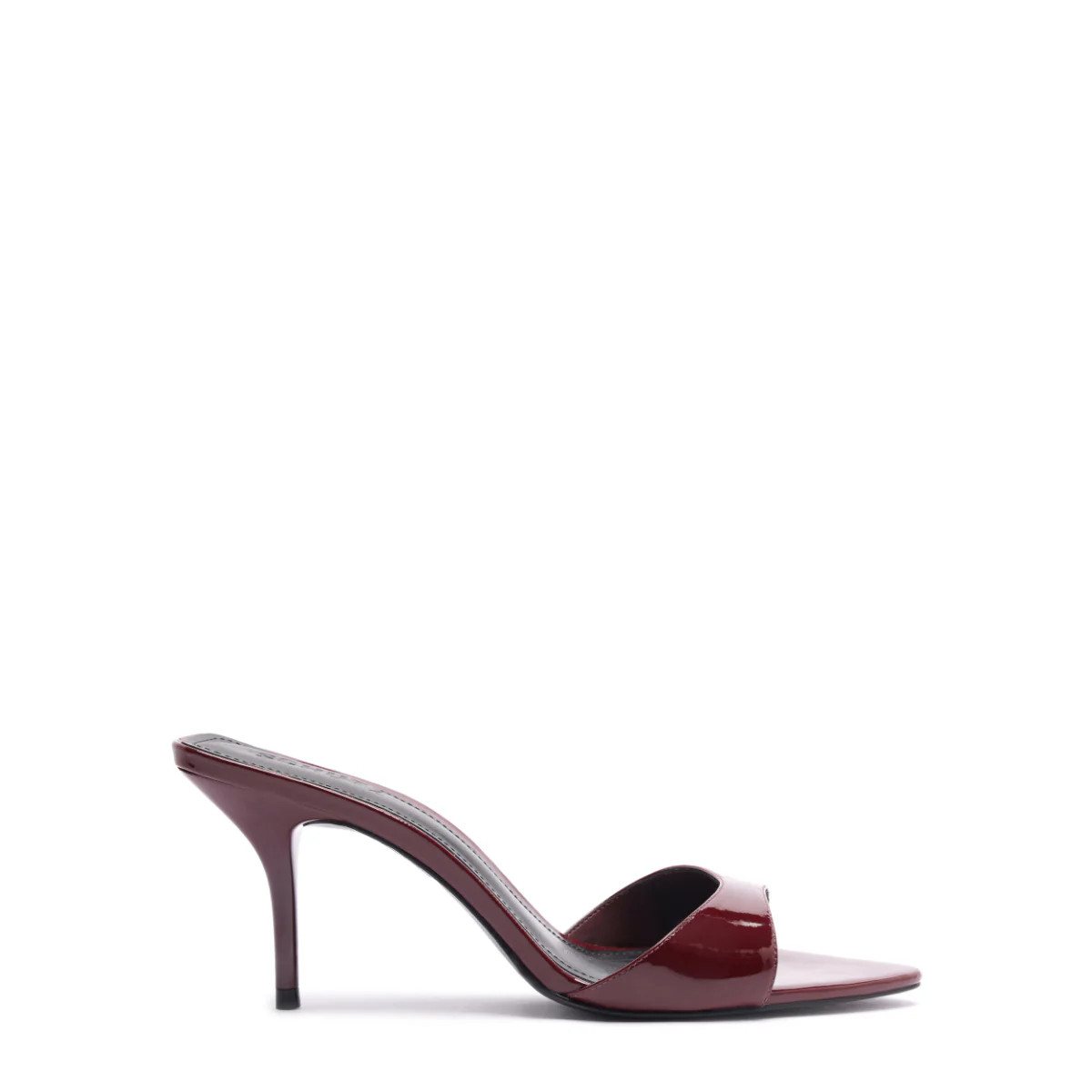 Elodie Patent Sandal in Vino | Over The Moon