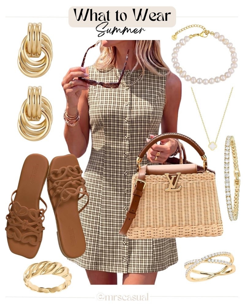 This dress gives timeless summer style. Just add woven accessories and simple jewelry for an effortlessly polished look. 🔗⬇️

#LTKOver40 #LTKSeasonal #LTKootd