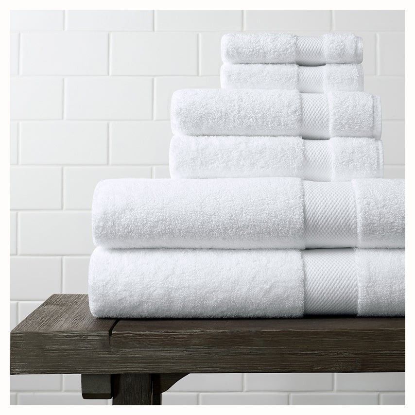 Bath Towel Set, Bathroom White Towels, Neutral Towels, Bathroom Decor, Bath, Powder Room, Home Decor | Boll & Branch