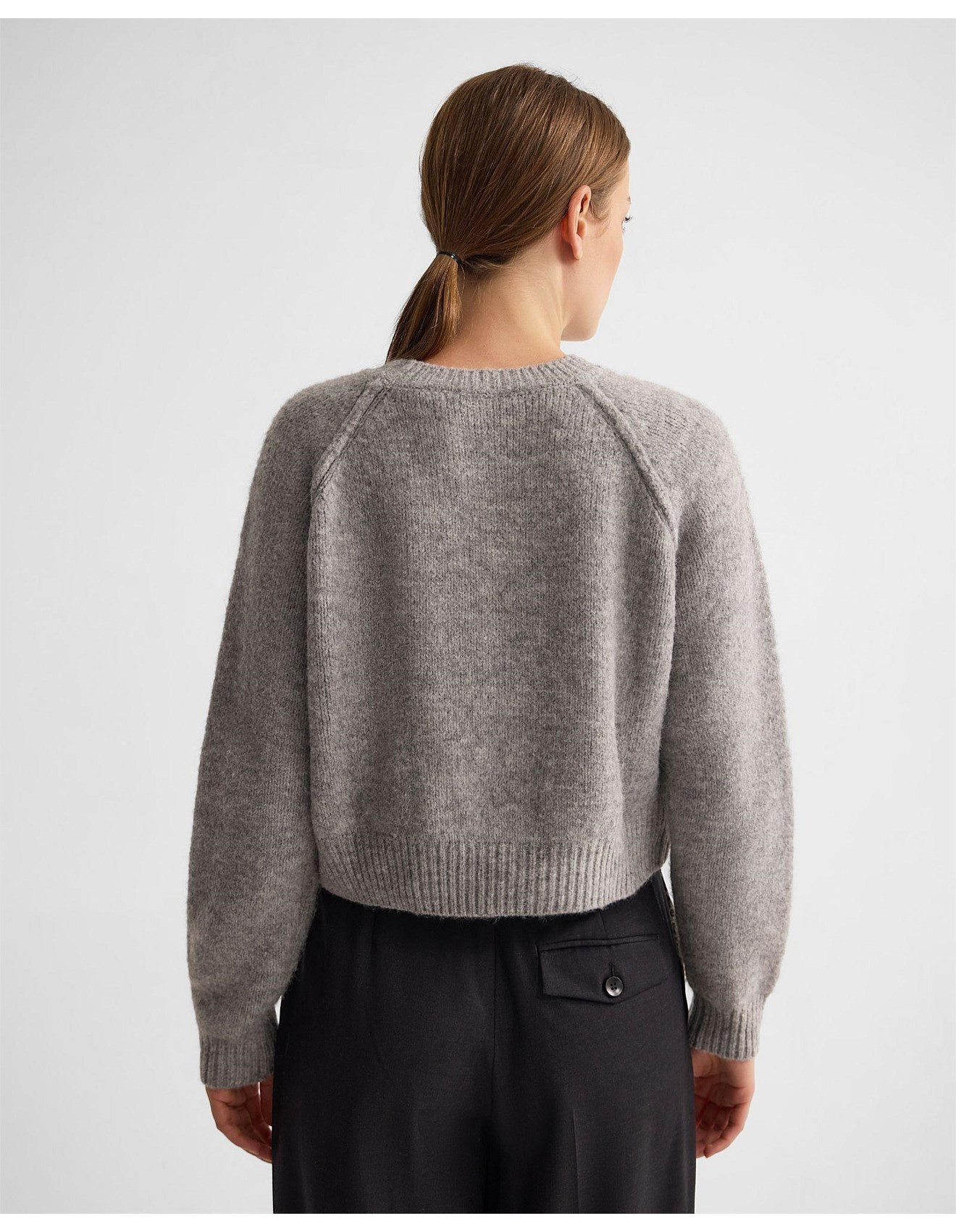 MEI ALPACA BLEND CREW NECK | David Jones (Australia & New Zealand)