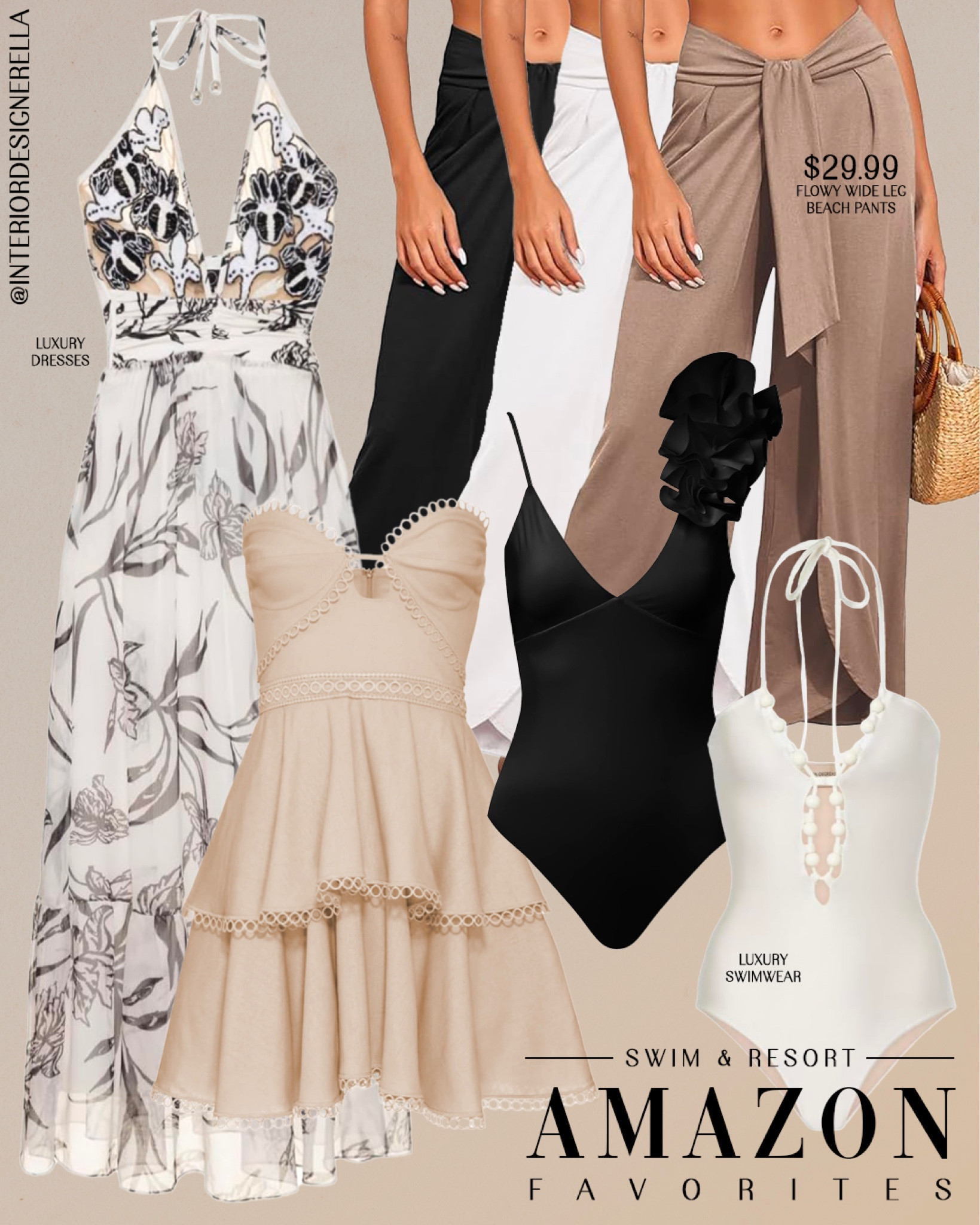 $29.99 Amazon flowy wide leg beach pants + Amazon luxury resort wear!✨ Share this post with a friend!!🤗 Click on the “Shop OOTD Collages” collections on my LTK to shop this post and more!🤗 Have an amazing day!! Xo!!

#LTKFindsUnder100 #LTKFindsUnder50 #LTKSwim