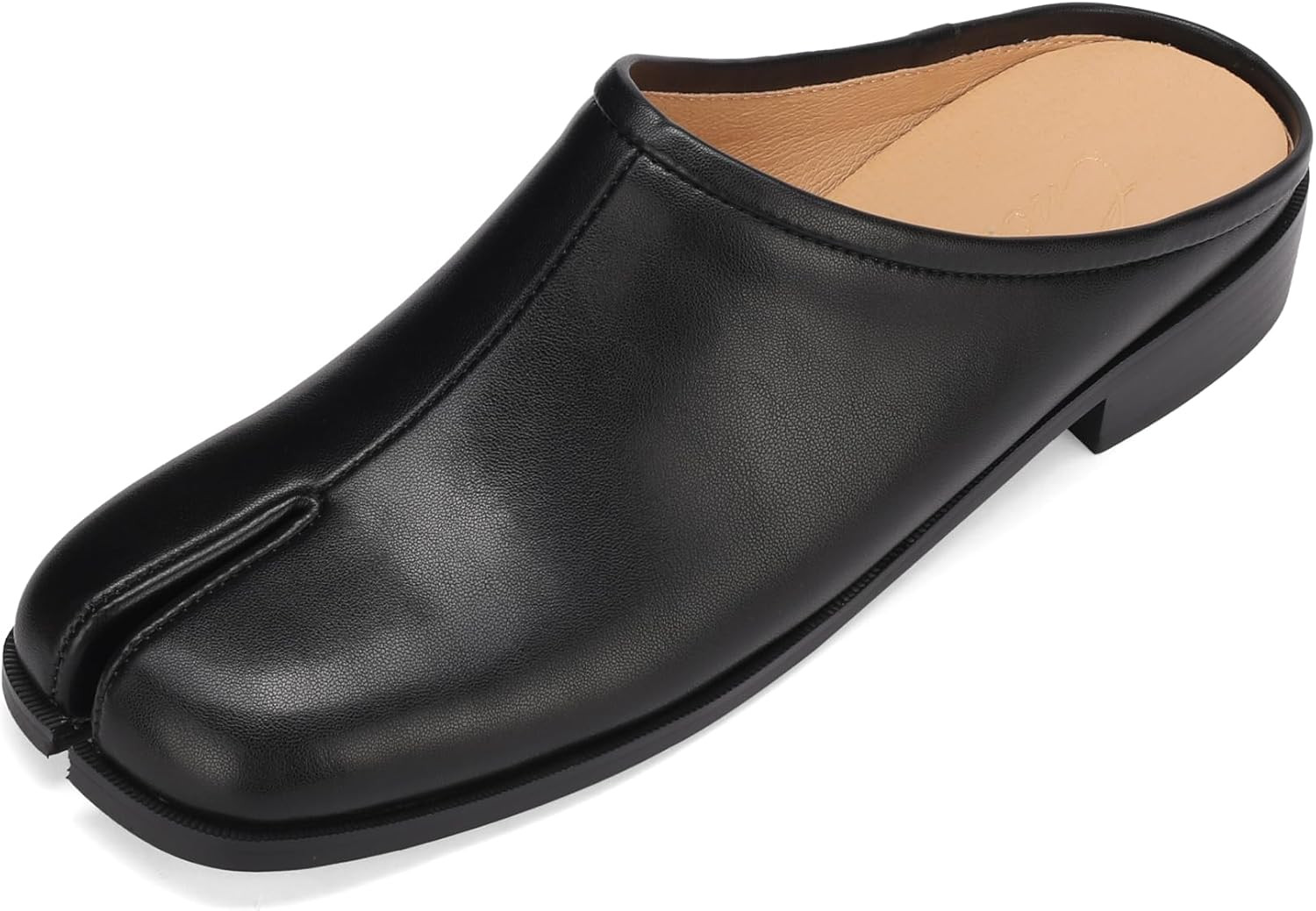 Split Toe Slides Flats Comfortable Tabis Loafers Closed Slippers Low Block Heels Backless Casual Walking Shoes Dressy Mules/Cloges | Amazon (UK)