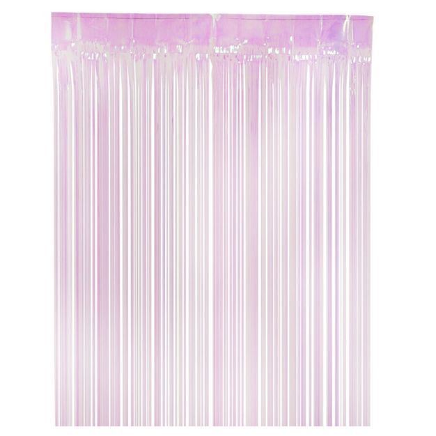 Holographic Fringe Backdrop Party Banner - Spritz™ | Target