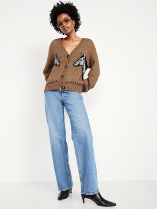 Wool-Blend Cardigan Sweater | Old Navy (US)