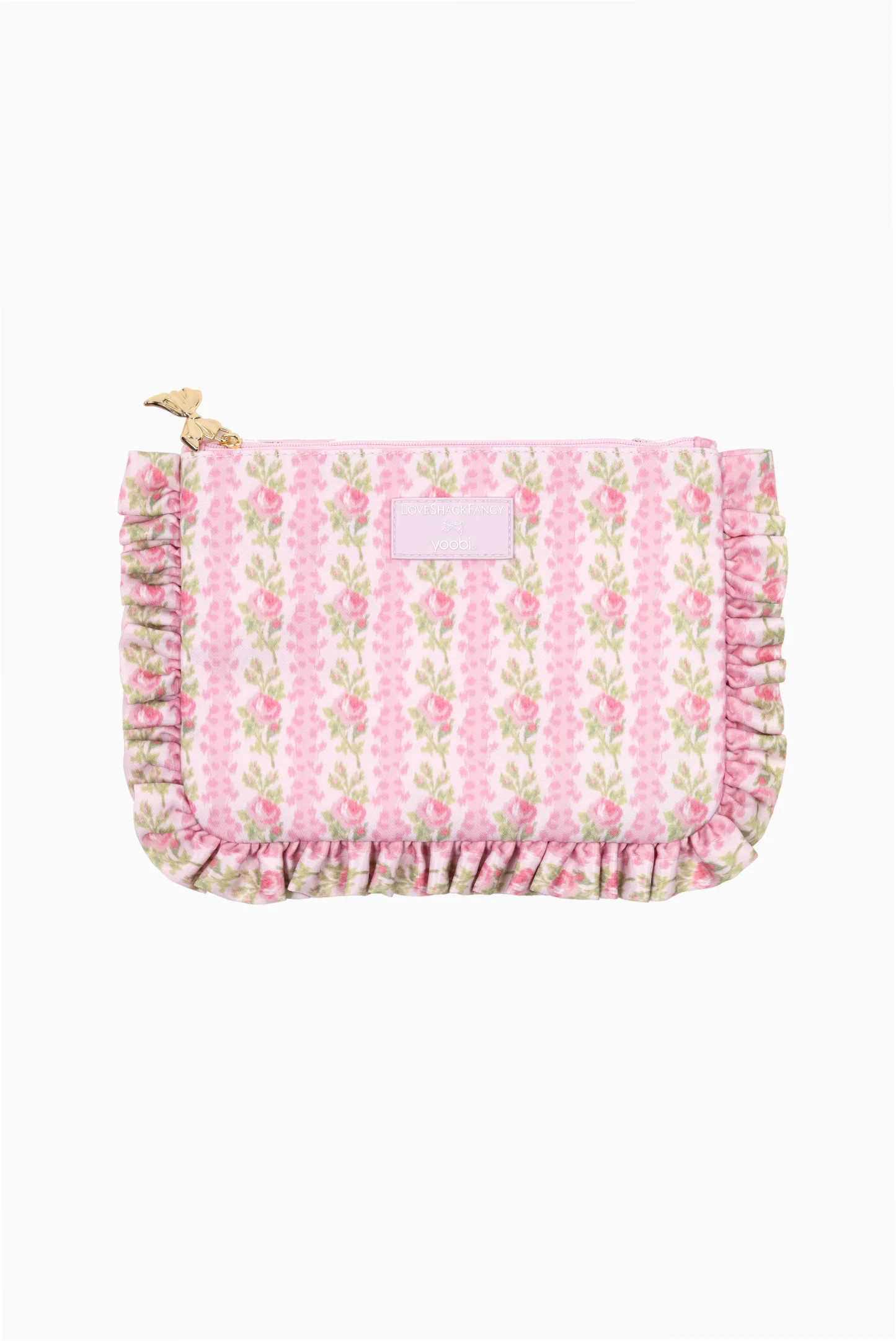 LoveShackFancy \u2502 Yoobi Blooming Heirloom Ruffle Accessory Pouch | LoveShackFancy