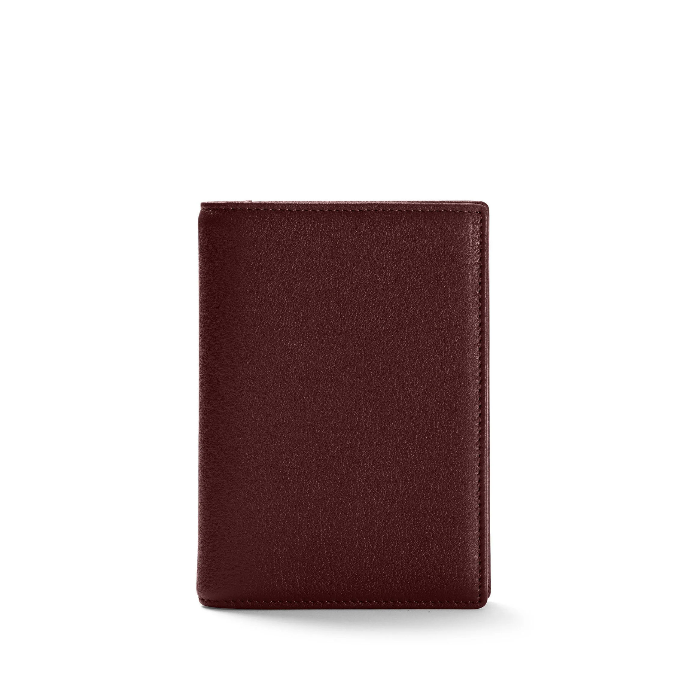 Deluxe Passport Cover Bordeaux | Leatherology