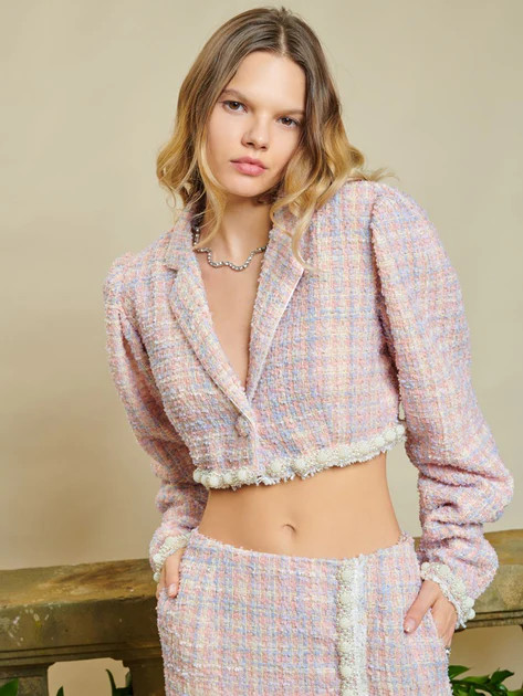 DREAM Sundae Tweed Cropped Blazer | Sister Jane (UK)