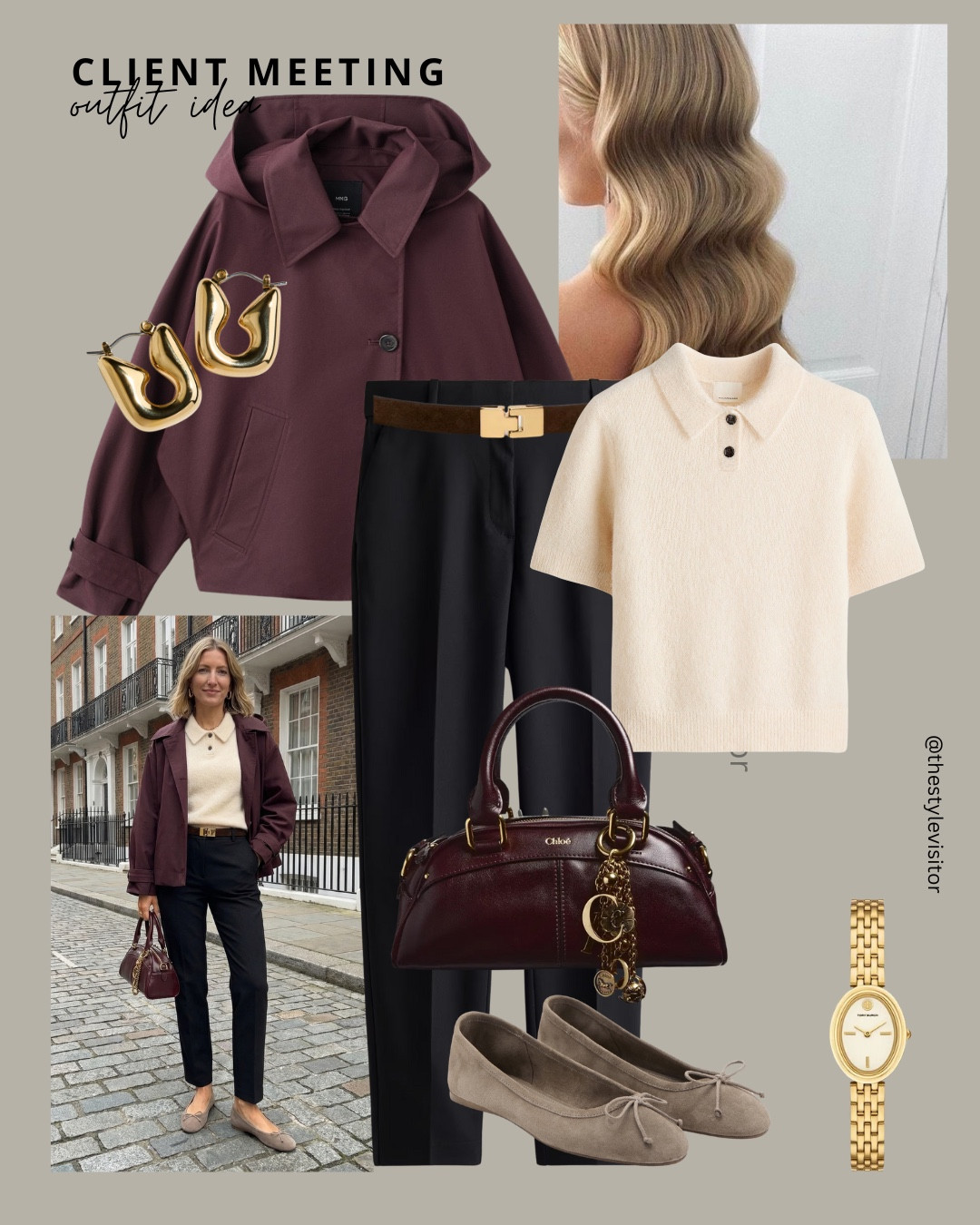 Quiet confidence in outfit form ✨ tailored trousers, soft knits and structured accessories for a modern, feminine meeting look 🤍

Like this post to save it to your favourite folder and come back later to shop.

client meeting outfit, business casual style, tailored trousers, neutral knit top, structured handbag, gold jewellery, professional outfit, modern workwear, polished look, minimalist office style, classic fashion pieces, elegant flats, chic work outfit, capsule wardrobe staples, womens tailoring, sophisticated style, neutral tones, confident dressing, timeless wardrobe, city professional

#LTKWorkwear #LTKootd #LTKSeasonal