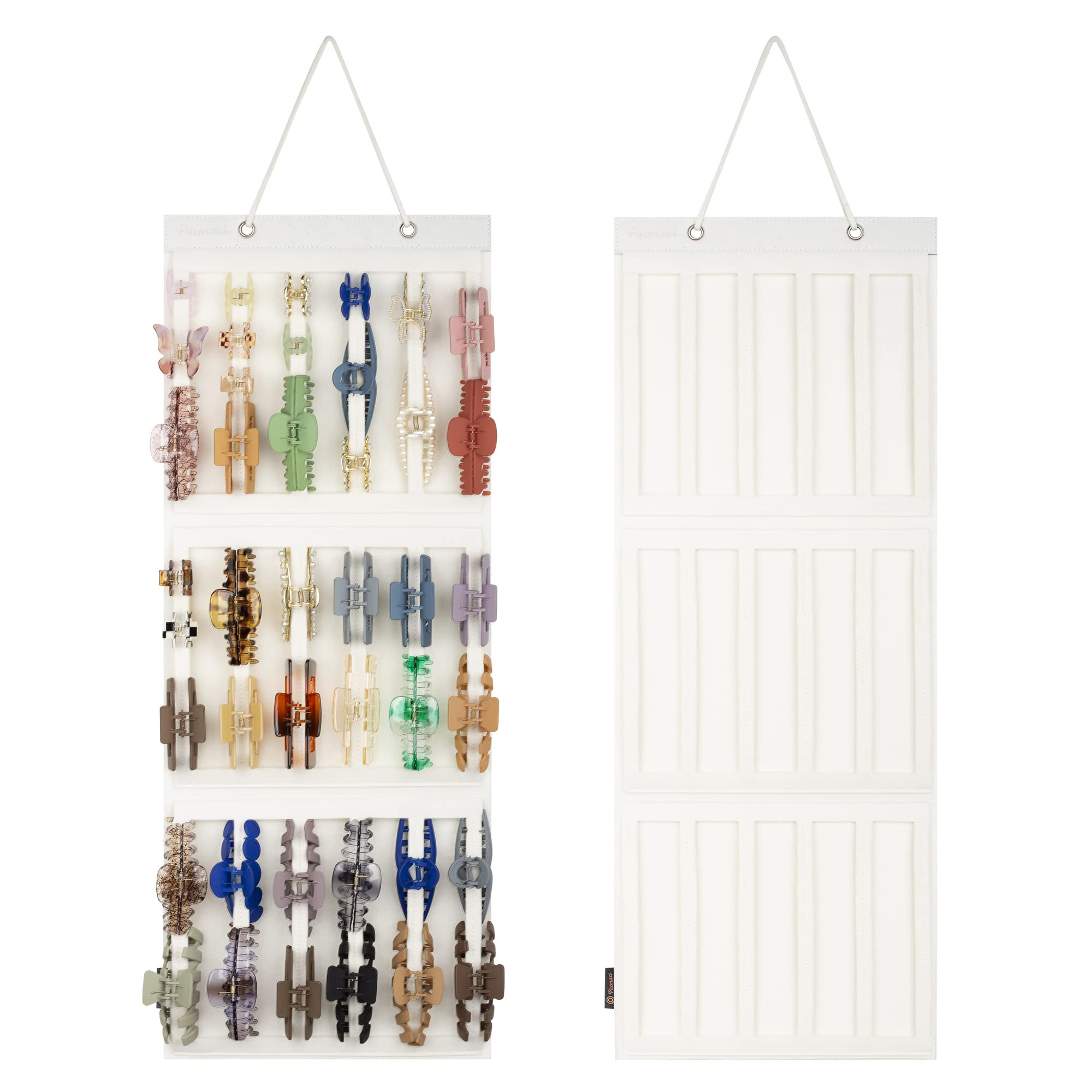 Hanging Claw Clips Holder for Women, Claw Hair Clips Storage Organizer for Lady, Hair Banana Barr... | Amazon (US)