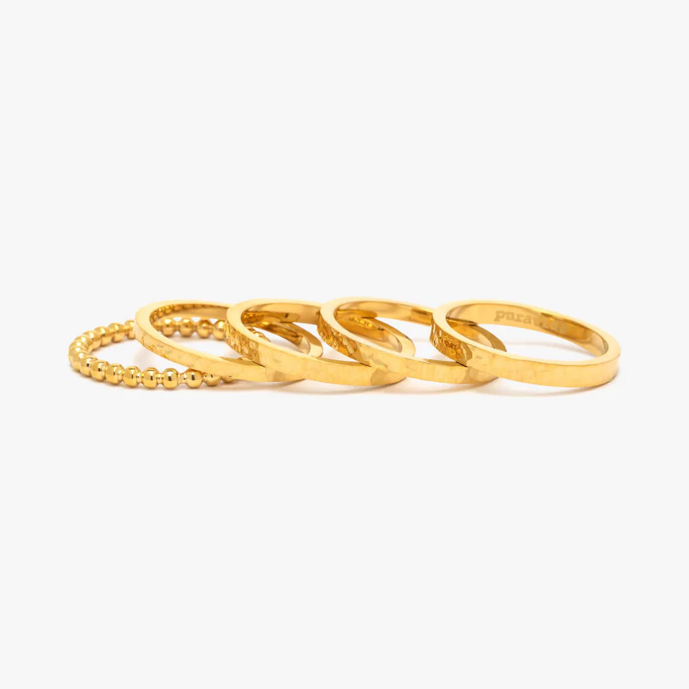 Surfrider Ring Stack | Pura Vida Bracelets