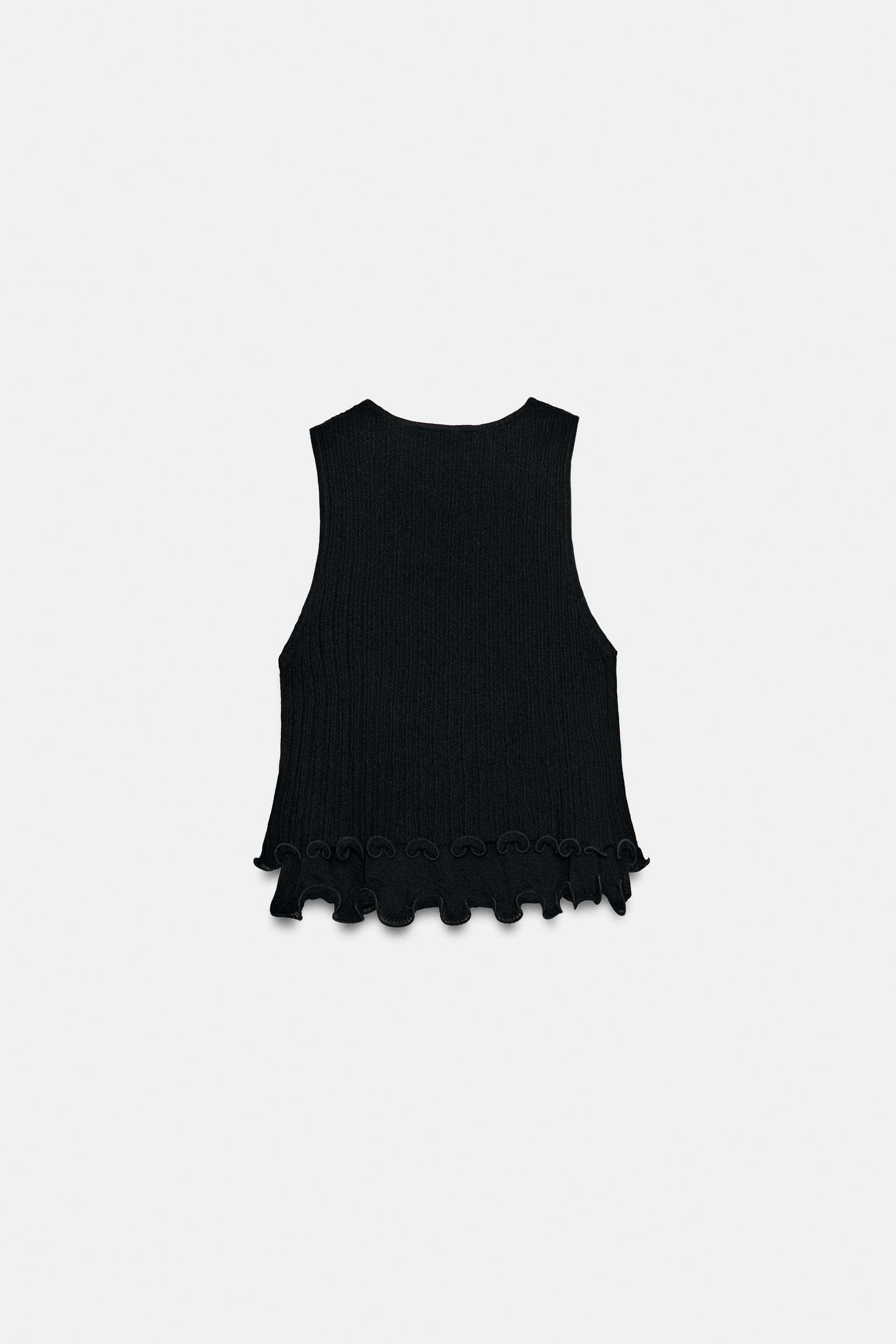 DOUBLE LAYER KNIT TOP | Zara US
