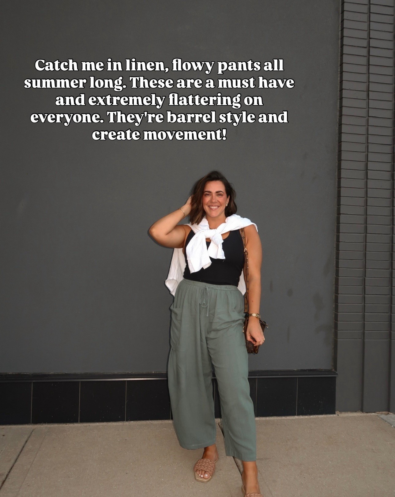 My favorite/go-to summer & spring outfit' these linen pants are a dream I own about every color and style. Bloat friendly 

Since L

#LTKSeasonal #LTKootd #LTKMidsize