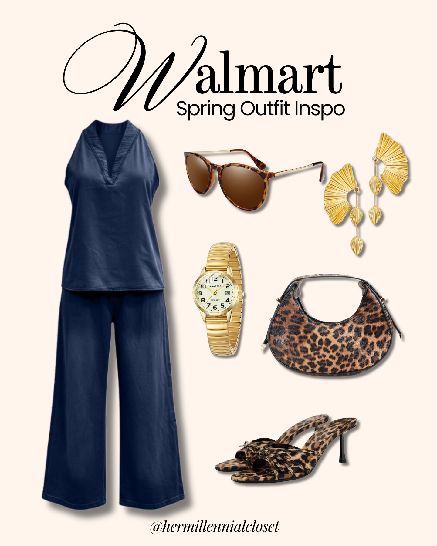 Walmart Spring Outfit 🐆

Relaxed, chic, with a bold edge, shop the look sis ✨ 

 #LTKgrwm #LTKootd #LTKSeasonal