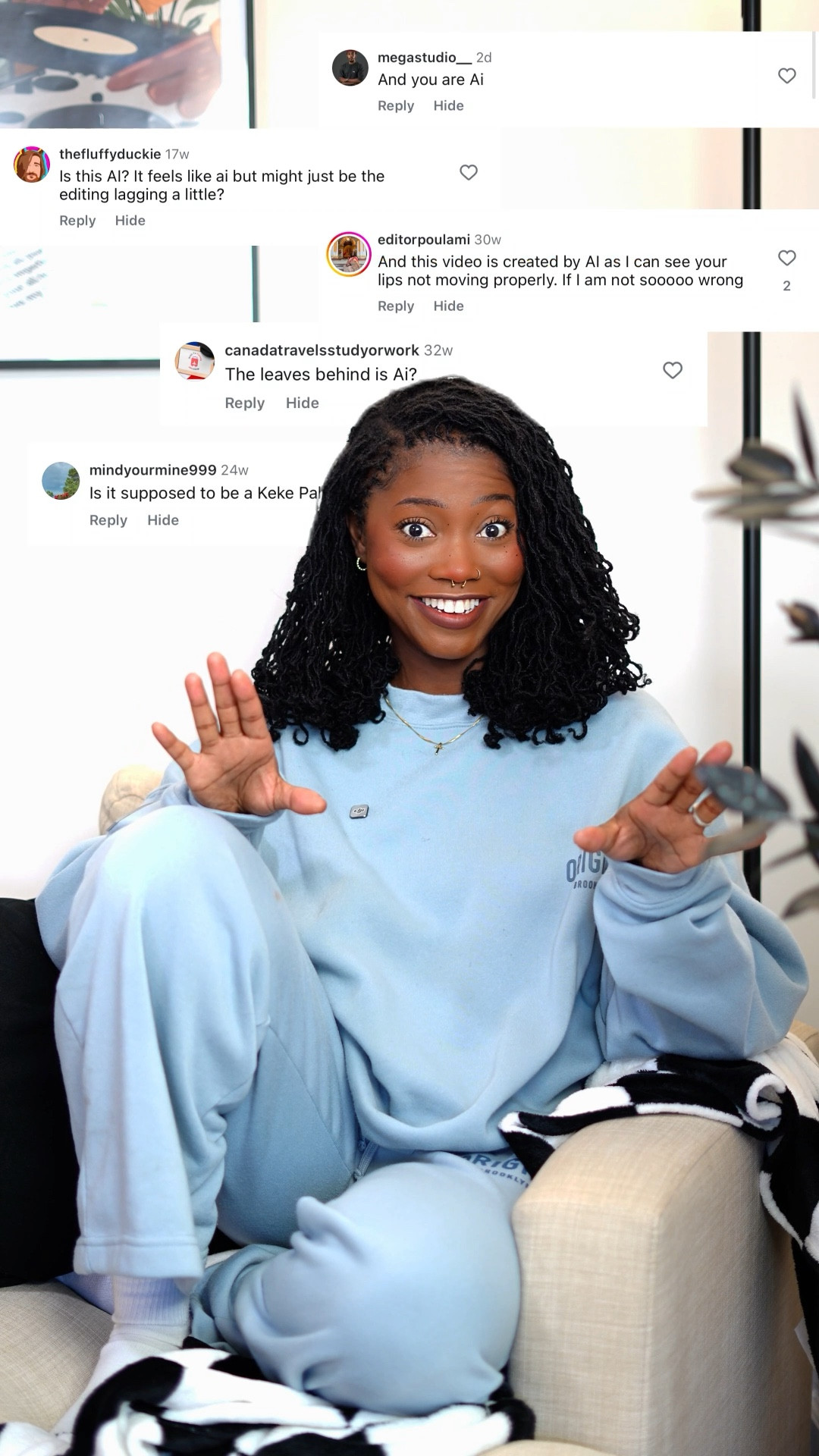 I guess looking ‘too crispy’ is a thing now 😂
But no, it’s really just me and some great gear. I’m very much human lol

Cameras: @sonyalpha 7Cll & 7lV
Lens: @sonyelectronics 50mm f/1.8
Light: @neewer HB80C Video Light & 26” Lantern Softbox
Audio: @djiglobal Mic 3’s

#LTKHoliday #LTKGiftGuide