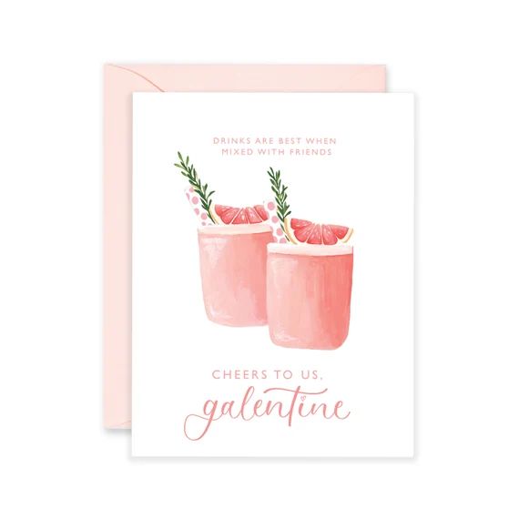 Drinks Are Best When Mixed With Friends Cheers to Us Galentine | Etsy | Etsy (US)