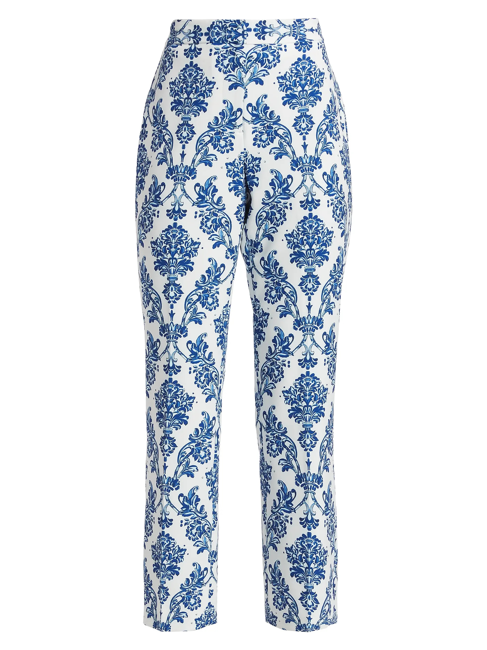 The Porcelain Paisley Slyvie Pants | Saks Fifth Avenue