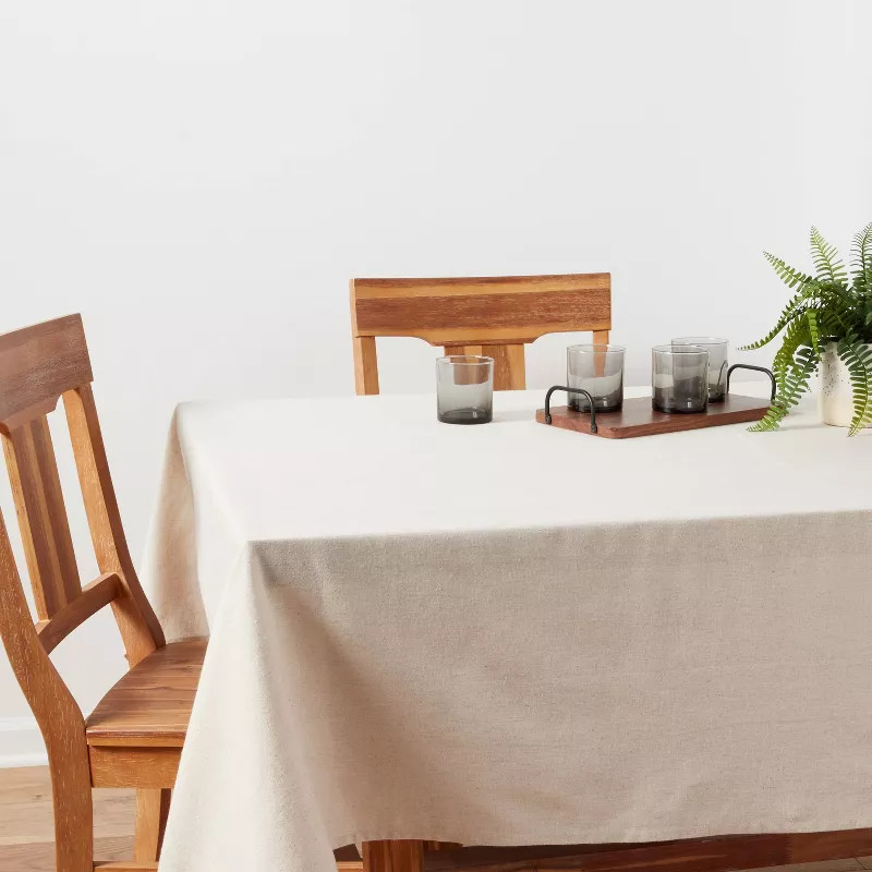 Cotton and Linen Blend Tablecloth - Threshold™ | Target