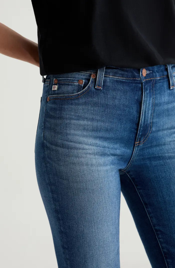 AG Mari Mid Rise Slim Straight Leg Jeans | Nordstrom | Nordstrom