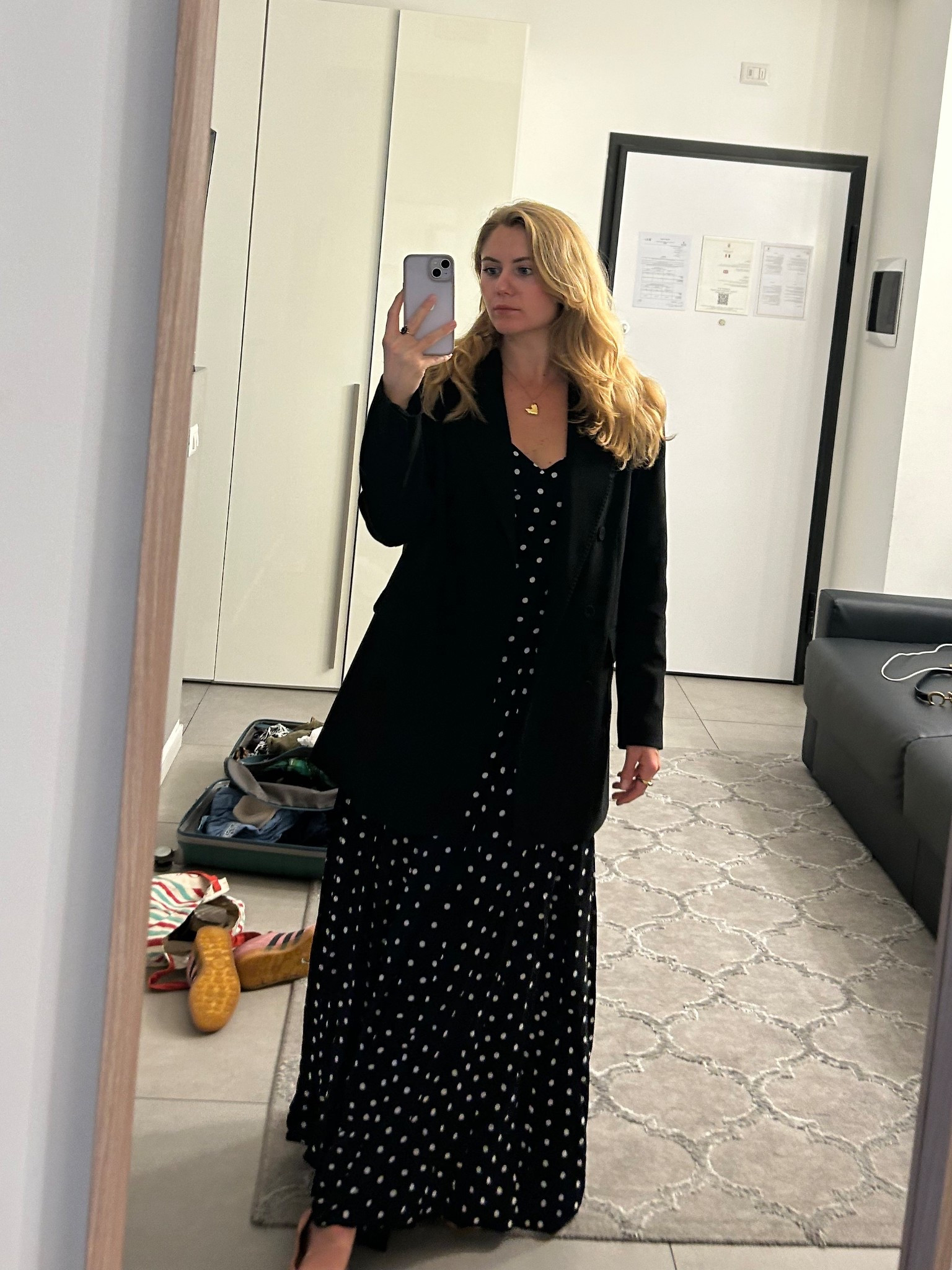 Milan fashion week
MFW
Polka dot dress

#LTKdatenight #LTKFashionMonth #LTKautumn