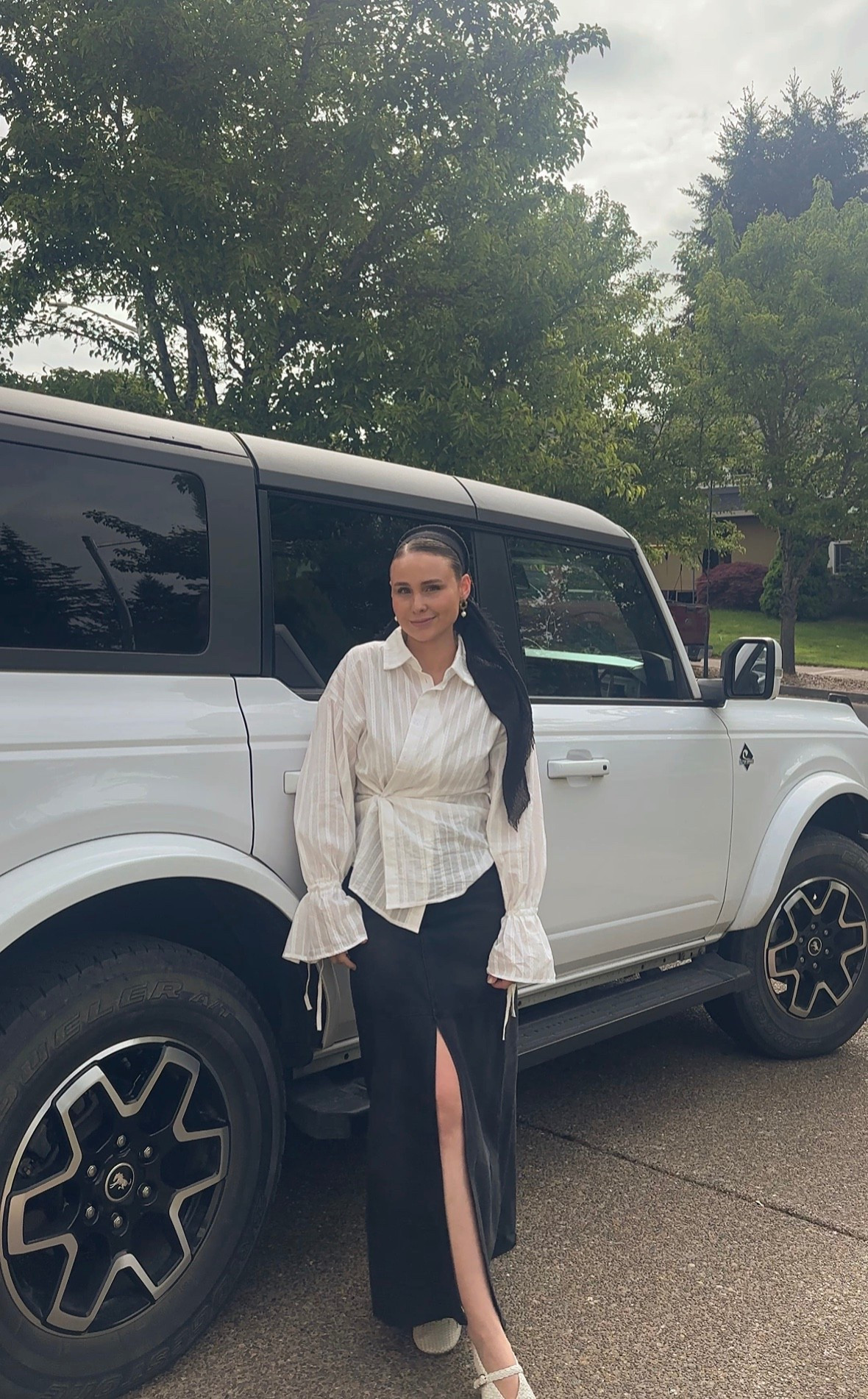 Busy mom outfit formula
Jean midi skirt + white blouse
Spring outfit inspo - white ballet flats Mary Jane’s chic mom outfits

#LTKootd #LTKmomlife #LTKgrwm