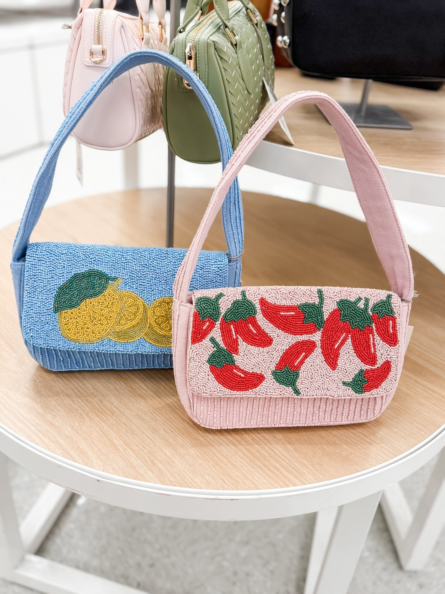 The cutest beaded bags for spring! Giving Staud vibes but from @Target 

#LTKSaleAlert #LTKootd