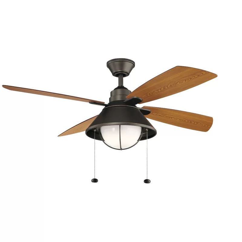 53.5" Menendez 4 Blade LED Ceiling Fan, Light Kit Included | Wayfair North America