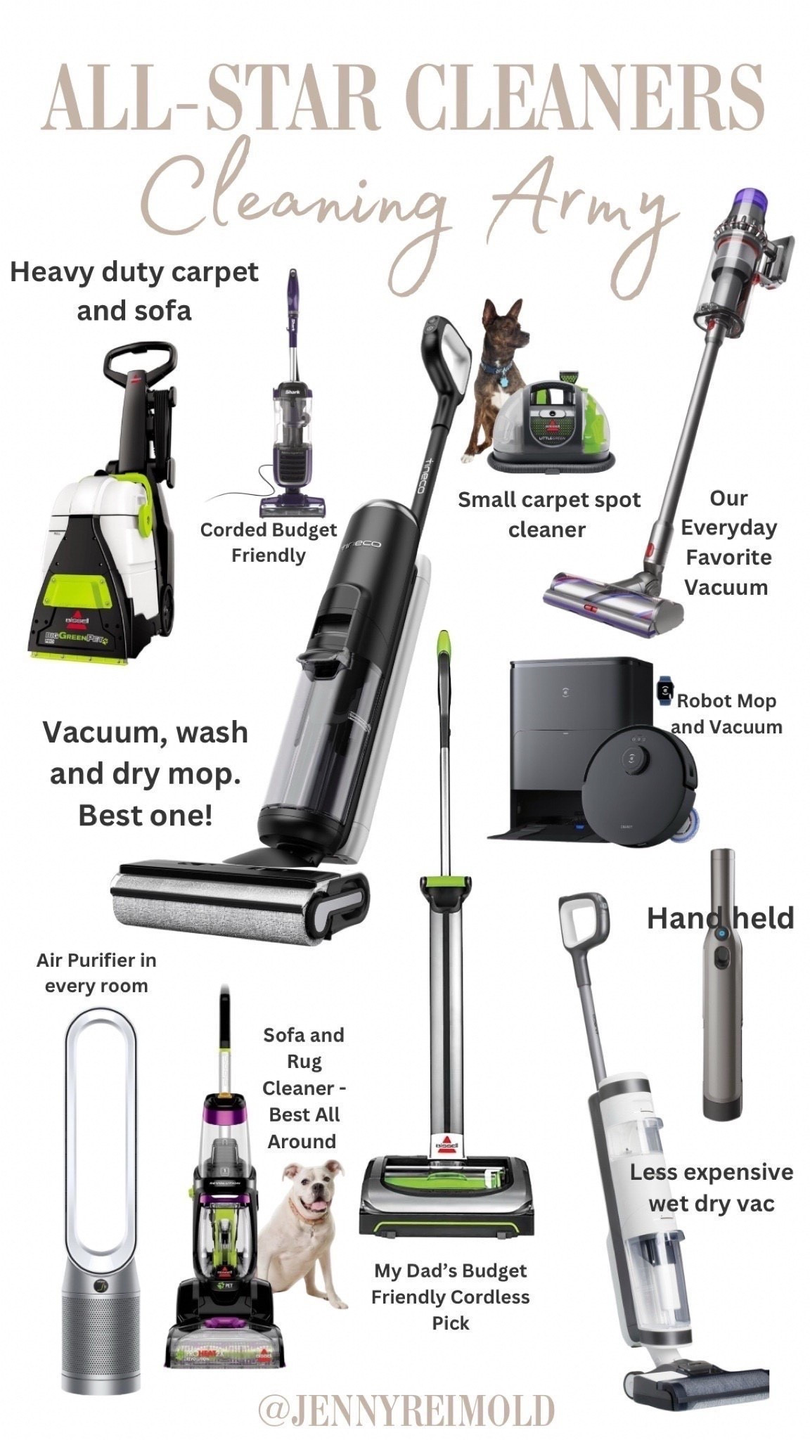 As a mom of seven with two Golden Retrievers, I’ve tested and reviewed countless cleaning tools for my work. These are the ones that truly keep up with our busy home—and the top picks I use, love and recommend most.