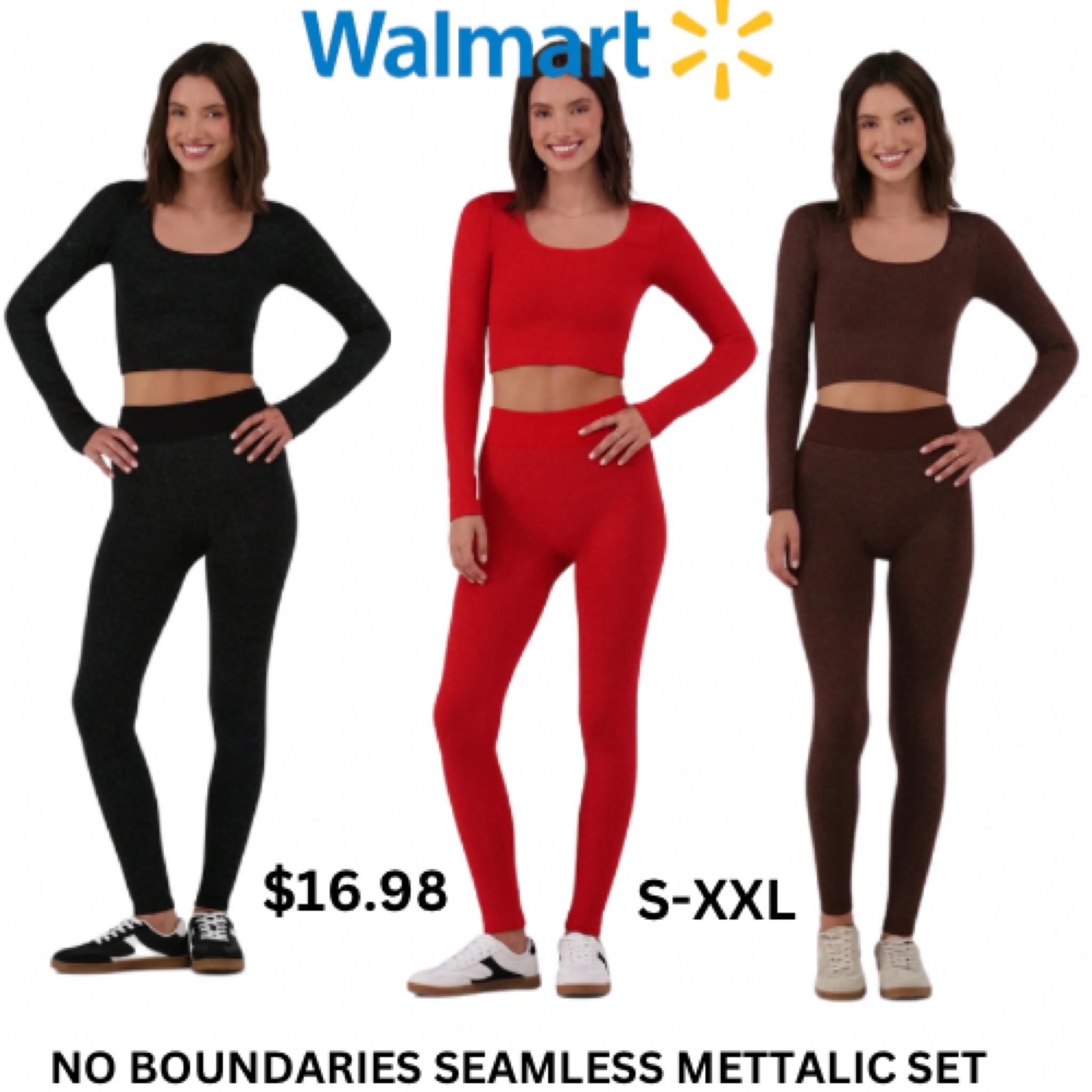 In love with this metallic set from Walmart for only $16.98! Sizes S-XXL

#LTKU #LTKActive #LTKStyleTip