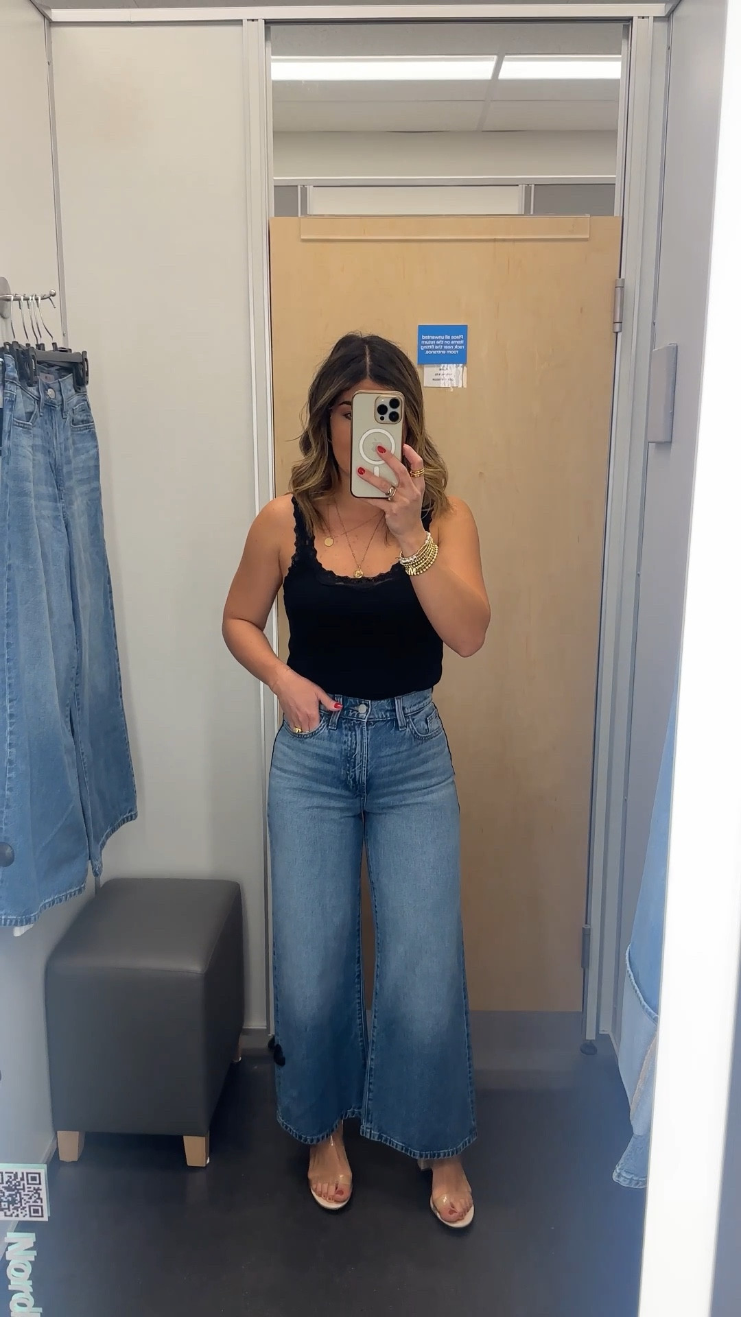 Truly the perfect pair of wide leg ankle jeans. They are so flattering and they run tts. Order your regular size. 
I’m wearing size 24. 

#LTKWorkwear #LTKstorytime #LTKootd