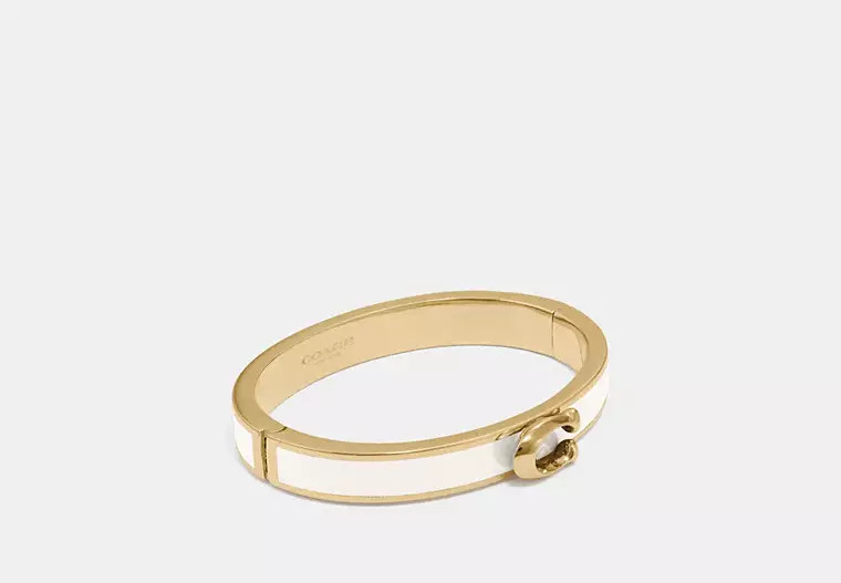 Signature Push Hinged Bangle | Coach (UK)